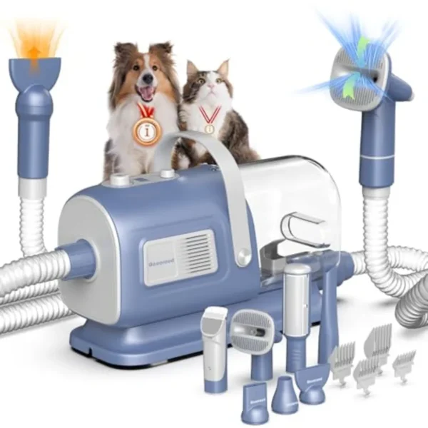 Pet Vacuum/Dryer Kit with Clippers