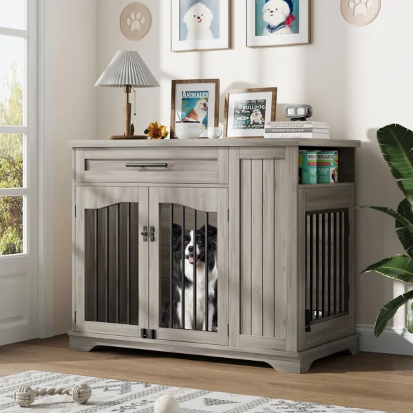 Large Dog Crate With Storage