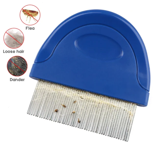 Flea Comb for Cat/Dog, Pet Hair Removal Comb