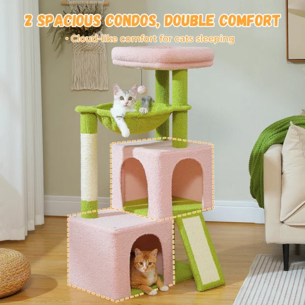 Multi-Level Cat Tower, Various Colors & 2 Confiurations